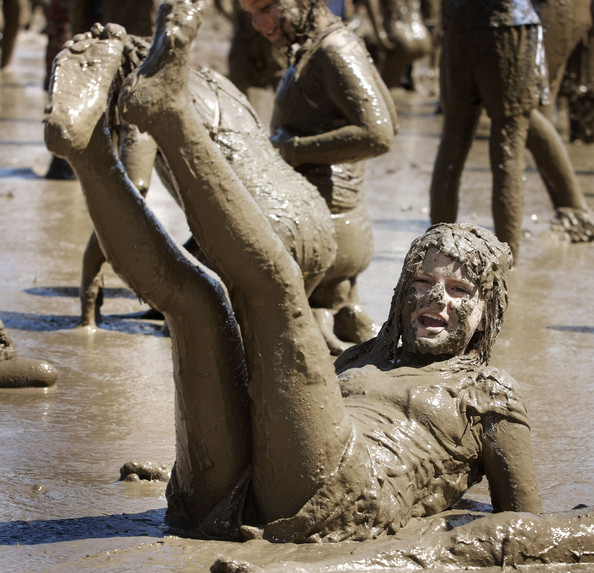 Child In Mud